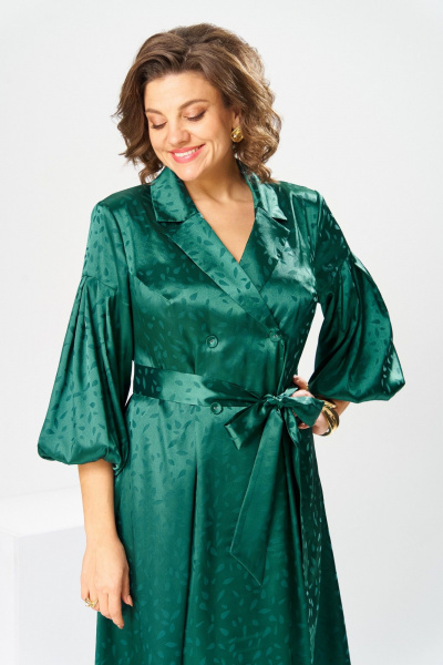 Платье Romanovich Style 1-2837 зеленые_листики - фото 11