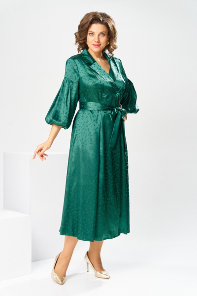 Платье Romanovich Style 1-2837 зеленые_листики - фото 9