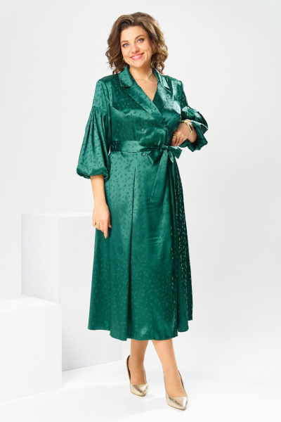 Платье Romanovich Style 1-2837 зеленые_листики - фото 8