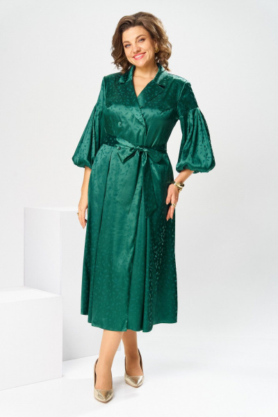 Платье Romanovich Style 1-2837 зеленые_листики - фото 7