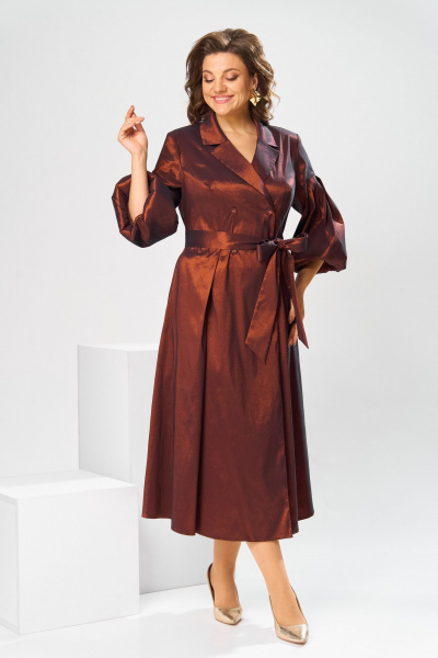Платье Romanovich Style 1-2837 медный - фото 8
