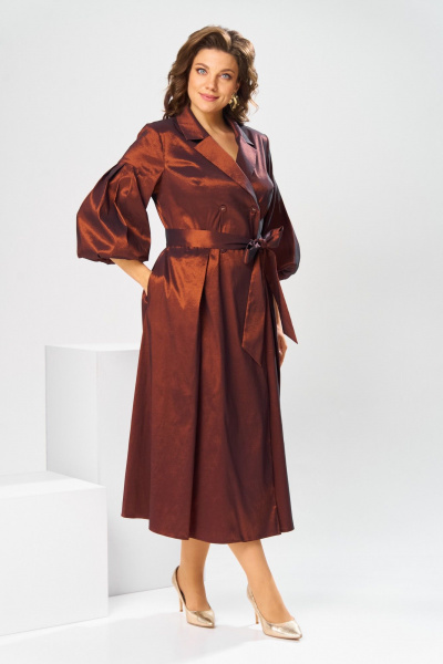 Платье Romanovich Style 1-2837 медный - фото 4
