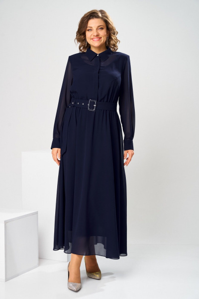 Платье Romanovich Style 1-2850 синий - фото 2
