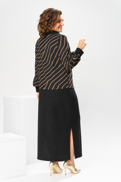 Джемпер, юбка Romanovich Style 2-2600 коричневый - фото 9