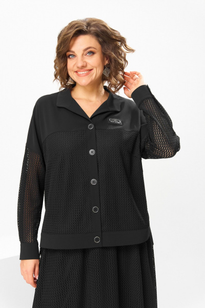 Жакет, юбка Romanovich Style 2-2856 черный - фото 5
