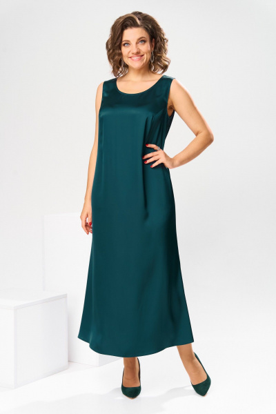 Кардиган, платье Romanovich Style 3-2789 изумруд - фото 11