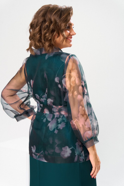 Кардиган, платье Romanovich Style 3-2789 изумруд - фото 9