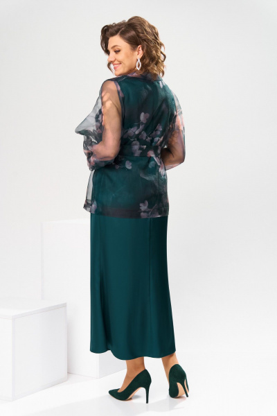 Кардиган, платье Romanovich Style 3-2789 изумруд - фото 8