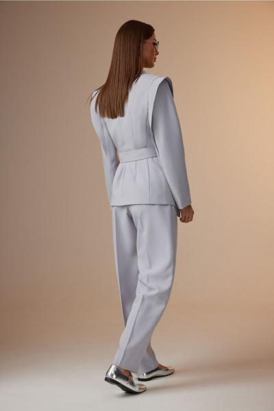 Брюки, жакет, топ N.O.W. 1627 серый - фото 6