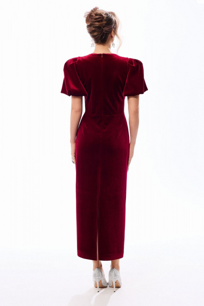 Платье Golden Valley 44257 бордовый - фото 3