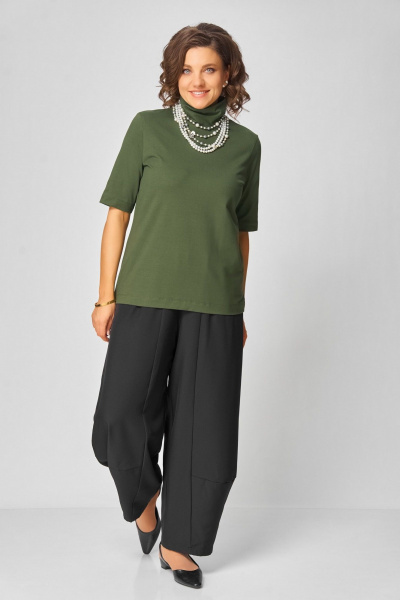 Джемпер Bliss 09062 хаки - фото 3