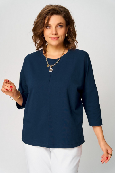 Джемпер Bliss 9313 синий - фото 4