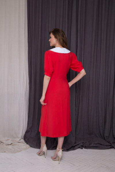Платье Ertanno 2110-красный - фото 6