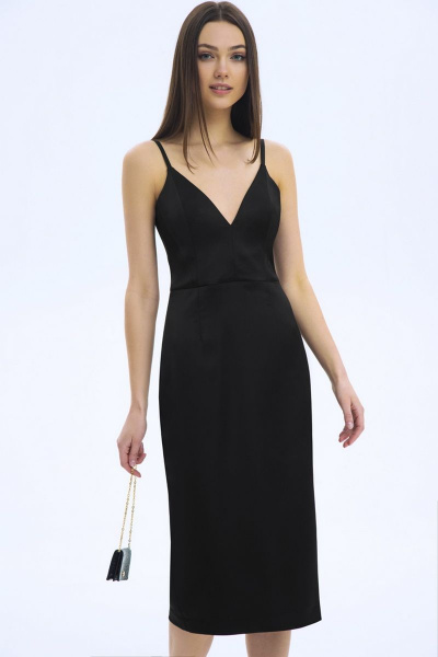 Платье LaVeLa L10242 черный - фото 1