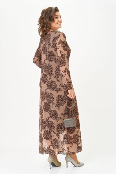 Платье Aira Style 24430 капучино - фото 9