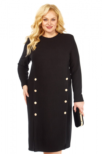 Платье Элль-стиль 2443 черный - фото 13