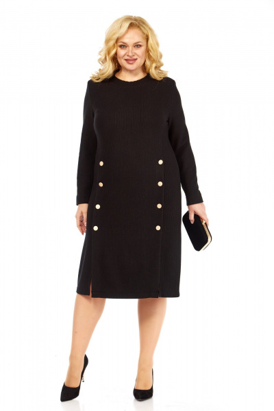 Платье Элль-стиль 2443 черный - фото 11