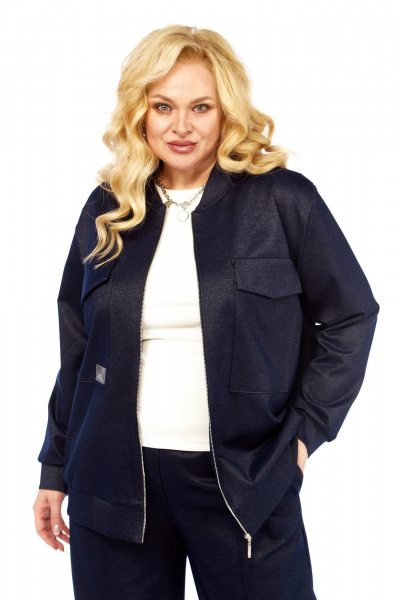 Бомбер, брюки Элль-стиль 2445 джинс - фото 6