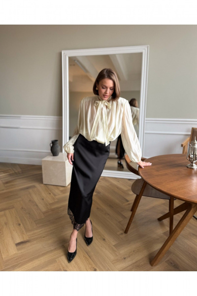 Блуза THE.WOMAN 0383 сливочный - фото 2