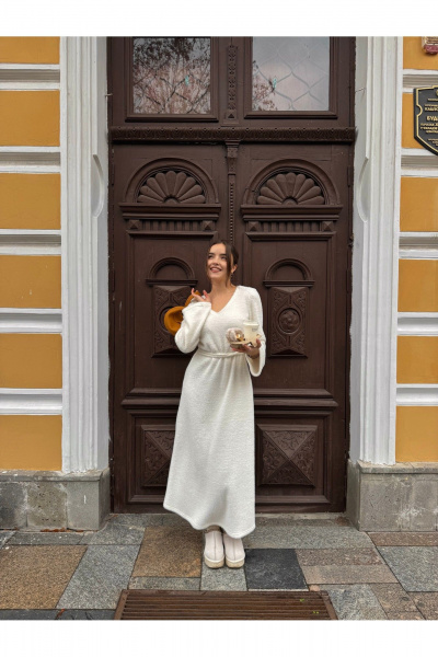 Платье Marshop М217 молоко - фото 7