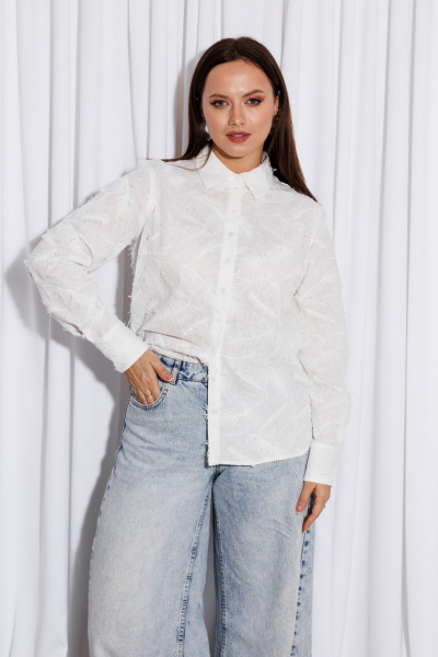 Рубашка Marshop М208 белый - фото 6