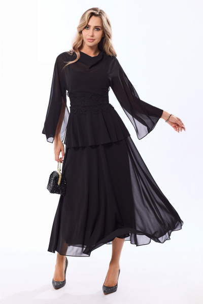 Блуза, юбка Golden Valley 6696 черный - фото 1
