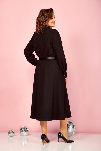 Платье AVA fashion М-164 черный - фото 4