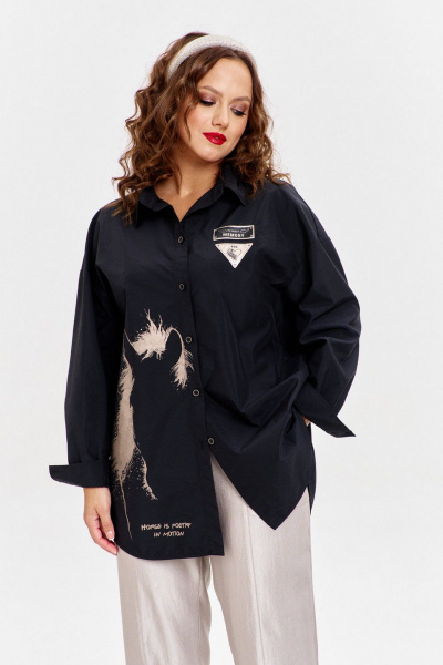 Рубашка AVE RARA 2251 черный - фото 1