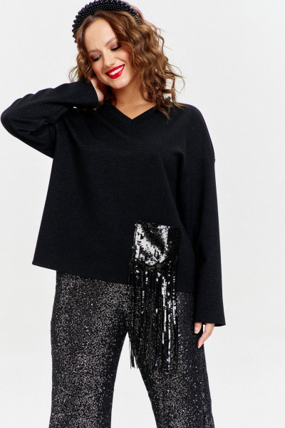 Джемпер AVE RARA 2252 черный - фото 1