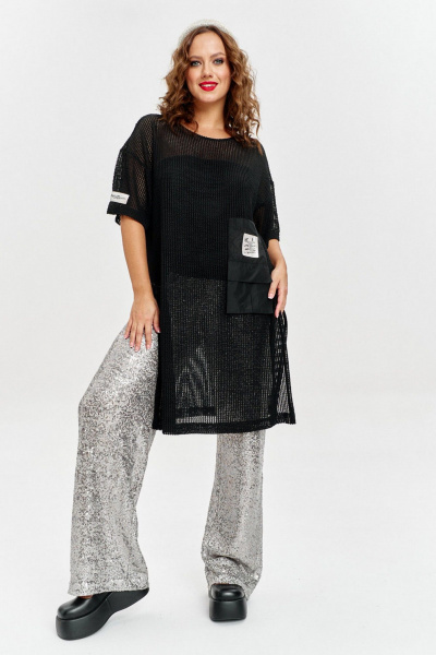 Туника AVE RARA 2253 черный - фото 4