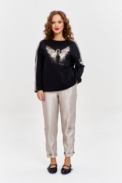 Джемпер AVE RARA 2256 черный - фото 7