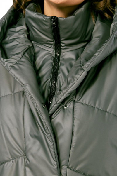 Пальто Диомант 2128 серый - фото 6