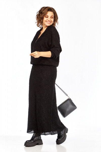 Джемпер, юбка Диомант 2139 черный - фото 7