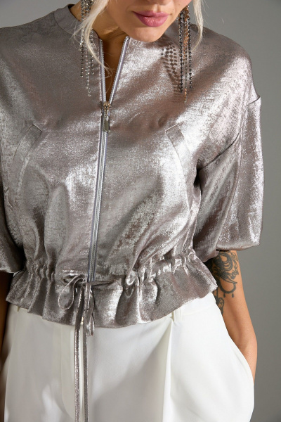 Блуза, брюки LM К1340146 бежевый_шиммер - фото 7