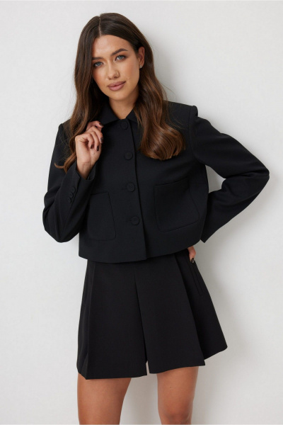 Юбка T.N.D М239 черный - фото 4