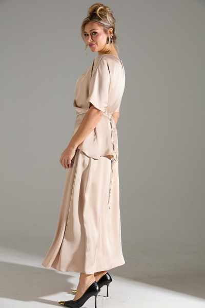 Блуза, юбка LM К1180114 золотой - фото 6