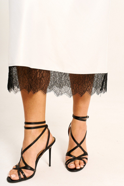 Платье FOXY FOX 1839 черно-белый - фото 7