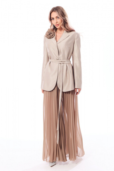 Брюки, жакет Golden Valley 6753 бежевый - фото 1