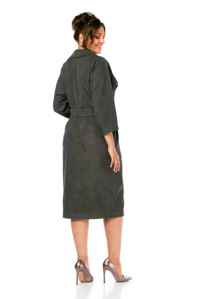 Платье Милора-стиль 1377 хаки - фото 3