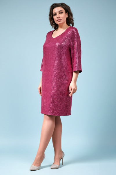 Платье коктейльное с пайетками на подкладке Avanti 1682 - фото 1