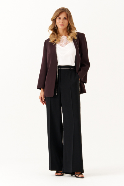 Жакет Панда 115530 коричневый - фото 1