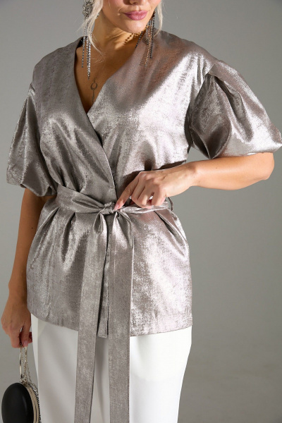 Брюки, жакет LM К1460110 бежевый_шиммер - фото 9