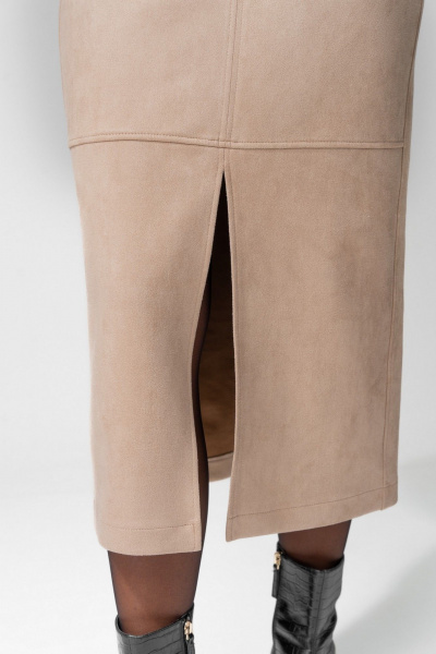 Юбка Laikony L-453-2 бежевый - фото 7