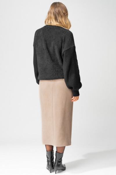 Юбка Laikony L-453-2 бежевый - фото 4