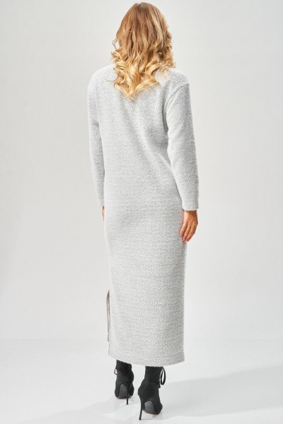 Платье Laikony L-573 серый_диагональ - фото 8