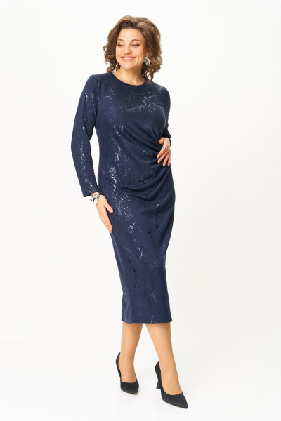 Платье Koketka i K 1323-1 синий - фото 4