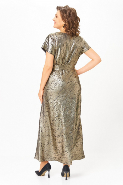 Жакет, платье Koketka i K 1332 золотой+черный - фото 12