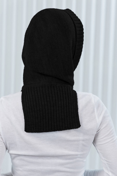 Капор Romgil РВ0362-ШЕ5 черный - фото 2