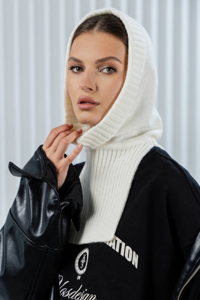 Капор Romgil РВ0362-ШЕ5 молочный - фото 3