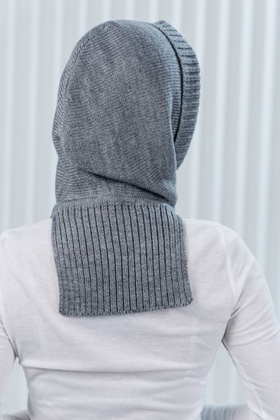 Капор Romgil РВ0362-ШЕ5 серый - фото 2